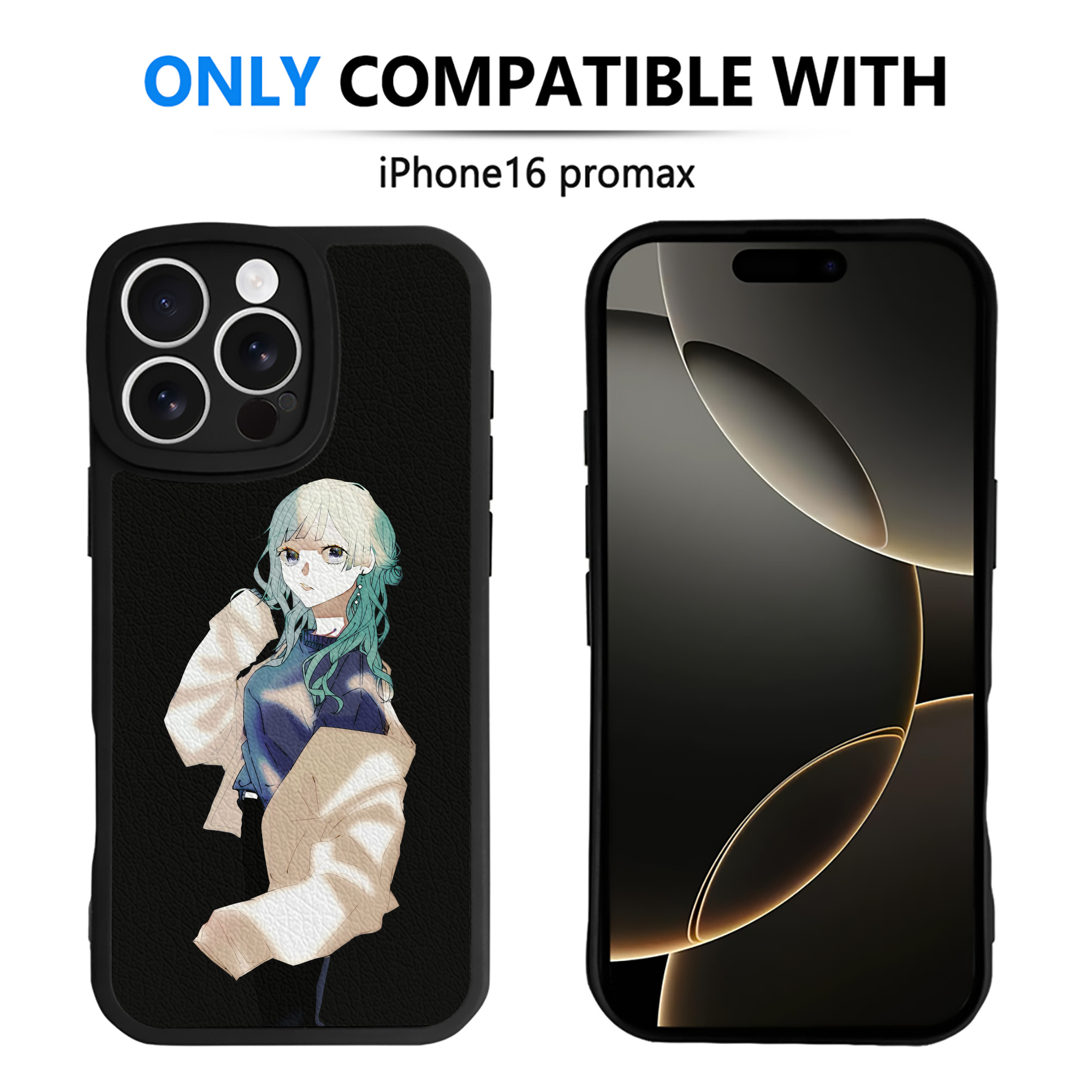 （画像用） 呪術廻戦 Jujutsu Kaisen 【iPhone 16シリーズ対応】シリコンスマホケース（レザー調） 材質：シリコン